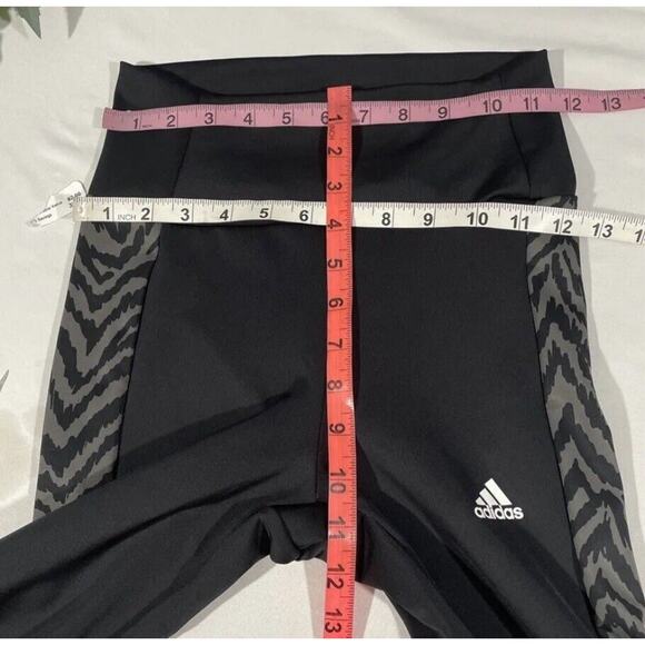NWT Adidas [ XS ] Designed to Move High-Rise Sport Zebra 7/8 Tights #4975 - Picture 6 of 6